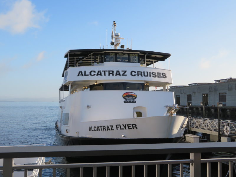 The ferry to Alcatraz